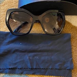 Black Prada Butterfly Sunglasses